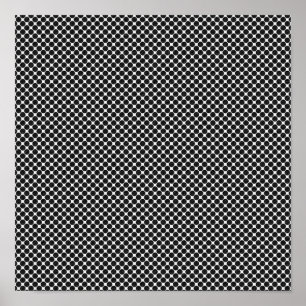Abstrakte optische Punkte - Canvas drucken Poster