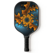 Abstrakte Orange Blaue Fraktal-Kunst-Skateboard