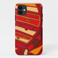 Abstrakte orange Platten