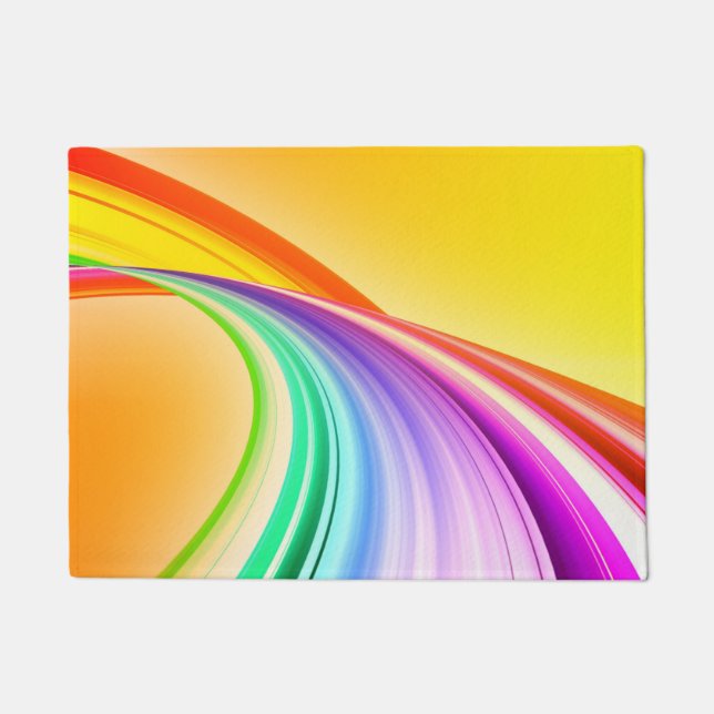 Abstrakte orangefarbene Hintergrundinformationen - Fußmatte (Vorderseite)