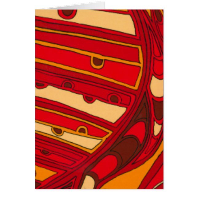 Abstrakte Orangenpanels (Vorne)