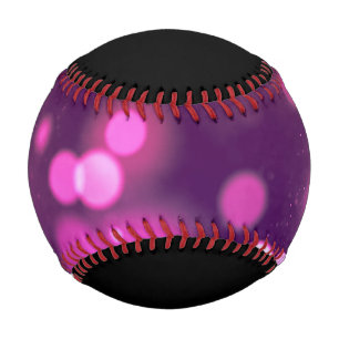 Abstrakte Orbs Pink/Lila Whimsical Design Baseball