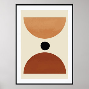Abstrakte organische Form Poster
