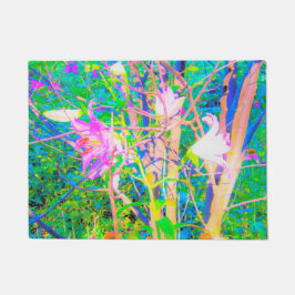 Abstrakte orientalische Lilien in meinem Rubio-Gar Fußmatte