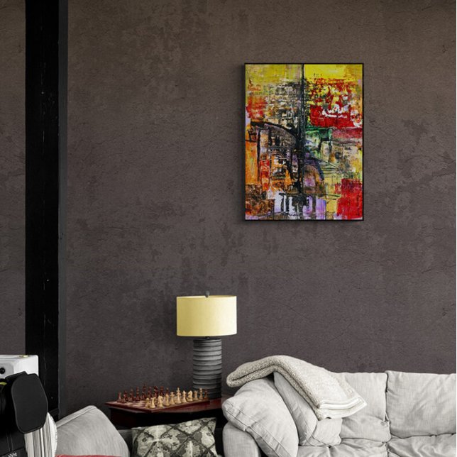 Abstrakte Originalkunst Leinwanddruck (Von Creator hochgeladen)