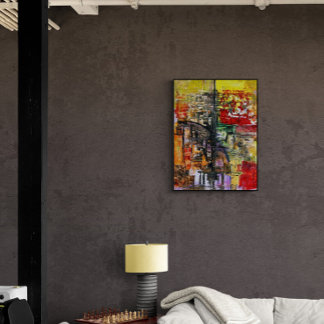 Abstrakte Originalkunst Poster