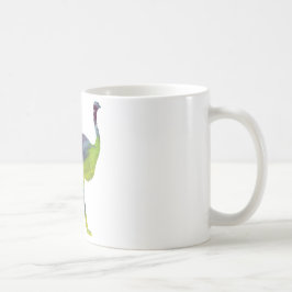 Abstrakte Ostrich-Silhouette Tasse