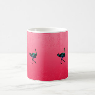 Abstrakte Ostrich-Tasse Tasse