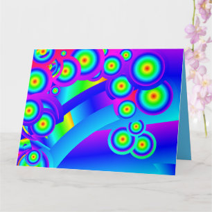 Abstrakte Ozeanwellen Karte