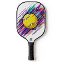 Abstrakte Padelball-Bewegungsillustration