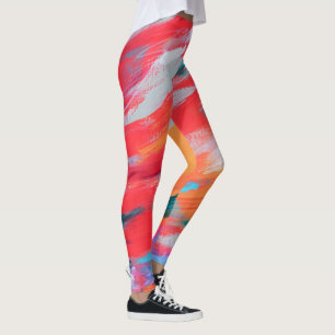 Abstrakte Palette Akrylarmatur   Leggings