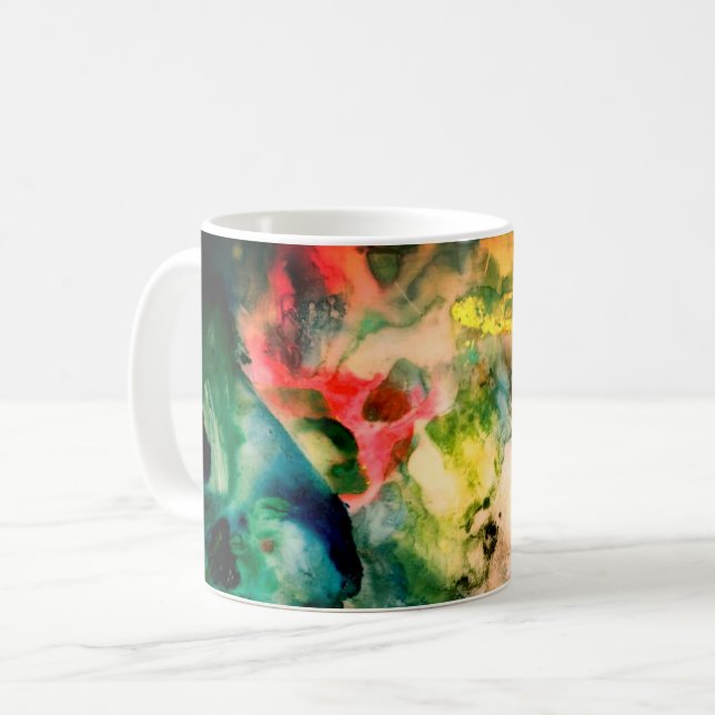 Abstrakte Palette Tasse (Vorderseite Links)