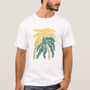 Abstrakte Palmenkunst T-Shirt