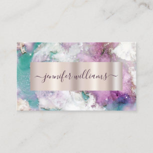 Abstrakte Pasta machen Visitenkarte