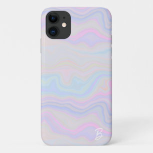 Abstrakte Pastel Agate Personalisiert Phone Case