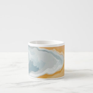 Abstrakte Pastel Paint Summer Edition Kaffee Tasse
