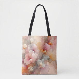 Abstrakte Pastell-Blumen-Wolken-Tinten-Landschaft