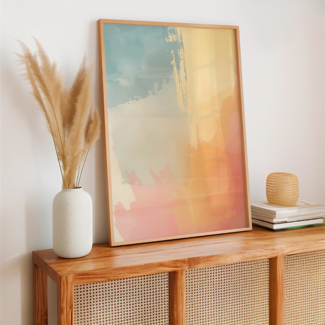 Abstrakte Pastell-Farbe Poster (Von Creator hochgeladen)