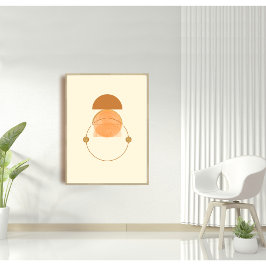 Abstrakte Pastell Matryoshka Poster