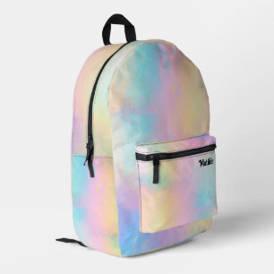abstrakte Pastellfarben Bedruckter Rucksack