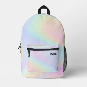abstrakte Pastellgradienten Bedruckter Rucksack