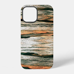 Abstrakte Pastelltöne färben neutrales Geo gefärbt iPhone 12 Hülle