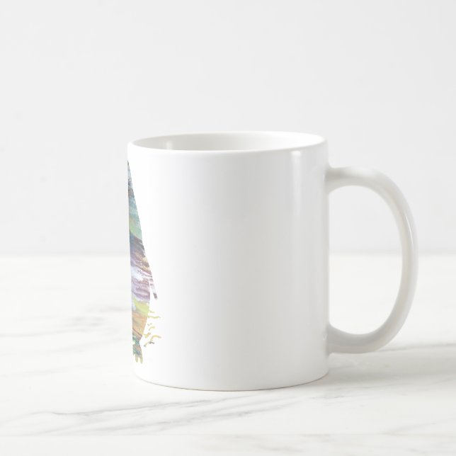 Abstrakte Penguin-Silhouette Tasse (Rechts)