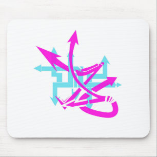 Abstrakte Pfeile Mousepad