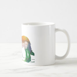 Abstrakte PferdeSilhouette Tasse