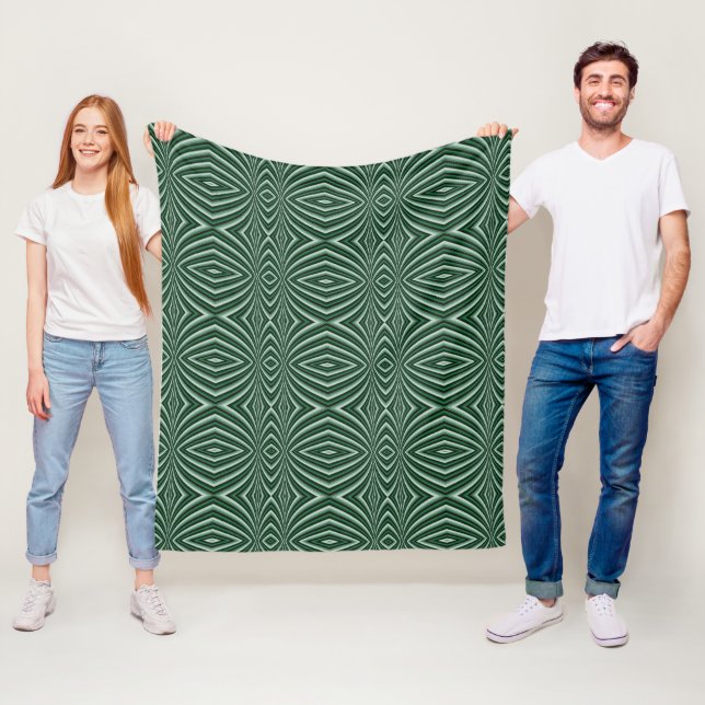 Abstrakte Pflanze Fleecedecke (Beispiel)