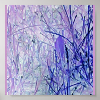 Abstrakte Pflanze Poster