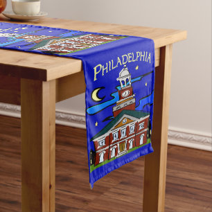 Abstrakte Philadelphia, Tafelübersicht, Mittelgroßer Tischläufer