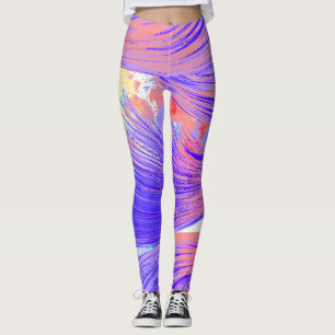 abstrakte Phoenix Feathers Leggings