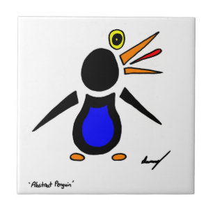 Abstrakte Pinguin Tile Fliese