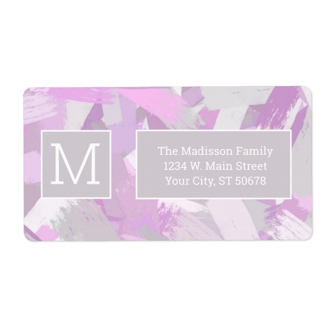 Abstrakte Pinselstriche (Vorne)