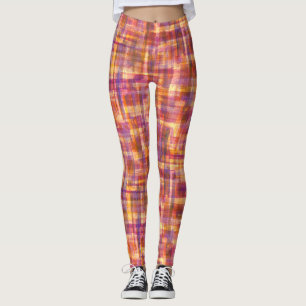 Abstrakte Pinselstriche Leggings
