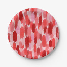 Abstrakte Pinselstriche Muster in Rosa