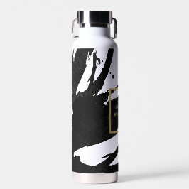 Abstrakte Pinselstriche Trinkflasche