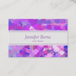 Abstrakte Pinselstriche. Visitenkarte