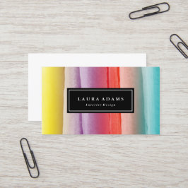 Abstrakte Pinselstriche Visitenkarte