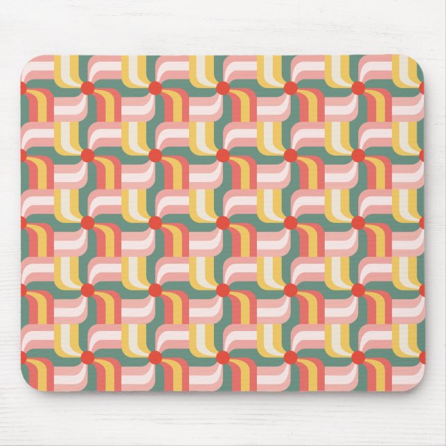 Abstrakte Pinwheels Mousepad (Vorne)