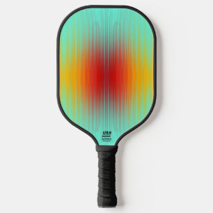 Abstrakte Plasma-Feldfarben für die Wiedereinführu Pickleball Schläger