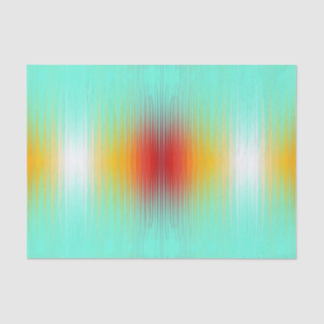 Abstrakte Plasma-Feldfarben für die Wiedereinführu Seidenpapier (Vorderseite)