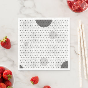 Abstrakte Polka Dots h11 Serviette