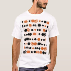 Abstrakte Polka Punkte: Aquarellgeometrie. T-Shirt