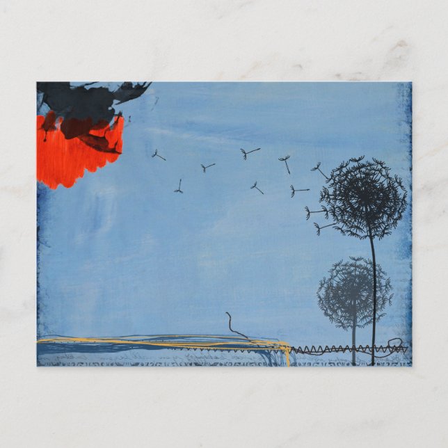 abstrakte Postkarte (Vorderseite)