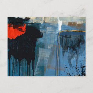 abstrakte Postkarte