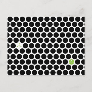 Abstrakte Postkarte Black Hive