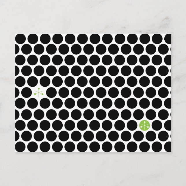 Abstrakte Postkarte Black Hive (Vorderseite)