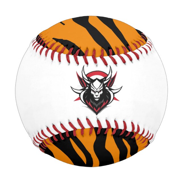 Abstrakte Predator Skin Camouflage Kunst, Dichtung Baseball (Rückseite)